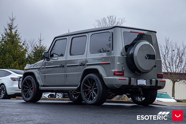 Фото дисков Vossen HF-3 Черный сатин на Mercedes-Benz G-Class III
