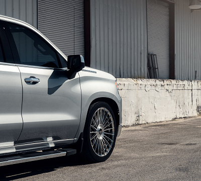 Фото дисков Vossen HF-8 на Chevrolet Silverado IV