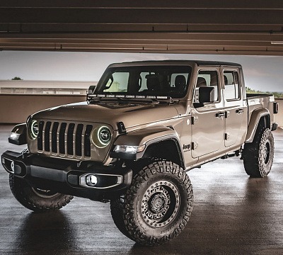 Фото дисков Black Rhino ABRAMS на Jeep Gladiator II (JT)