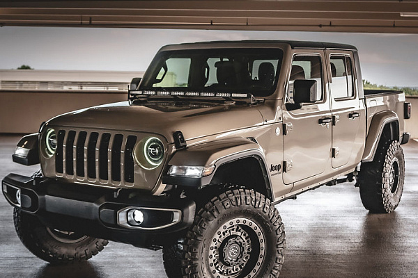 Фото дисков Black Rhino ABRAMS Матовый графит на Jeep Gladiator II (JT)