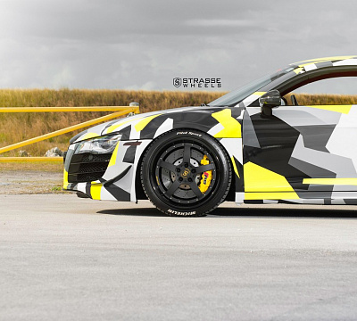 Фото дисков Strasse Wheels S5 Performance на Audi R8 (Typ 42)