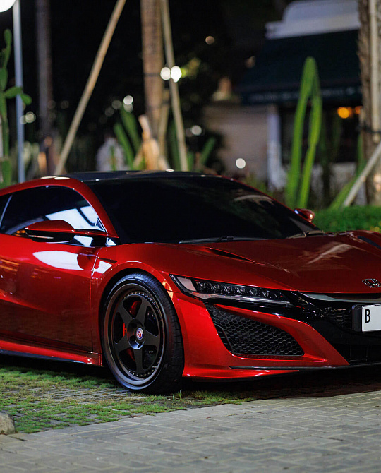 Фото дисков 305 Черный сатин на Acura NSX II