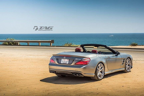 Фото дисков HRE S104 Глянцевый тонированный лак на Mercedes-Benz SL (R231)