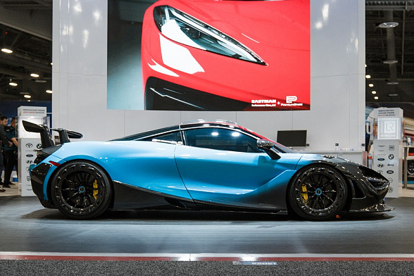Фото дисков Brixton Forged R11-R Aerotech Черный сатин на McLaren 720S