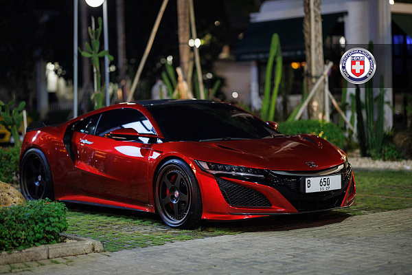 Фото дисков HRE 305 Черный сатин на Acura NSX II