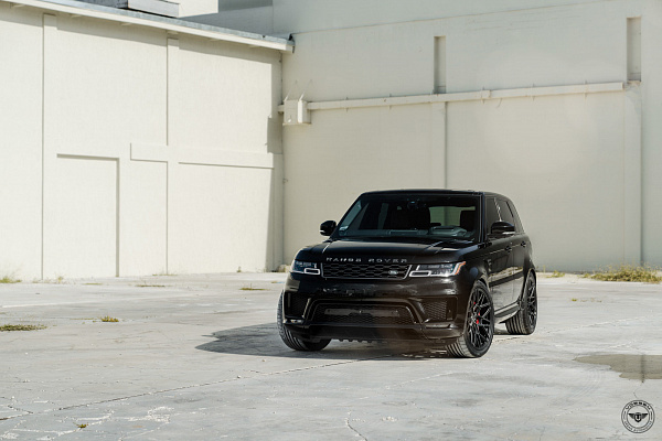 Фото дисков Vossen UV-1 Черный сатин на Land Rover Range Rover Sport II