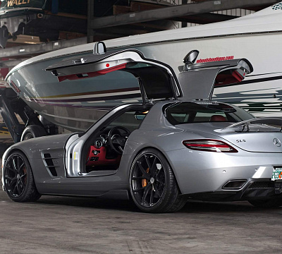 Фото дисков HRE P101 на Mercedes-Benz SLS AMG