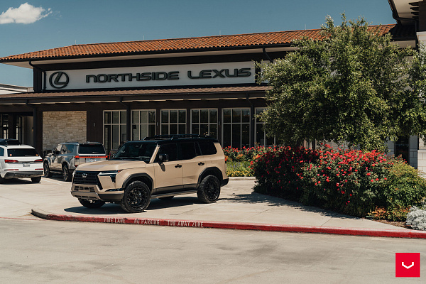 Фото дисков Vossen HFX-1 (6-Lug) Черный глянец на Lexus GX III