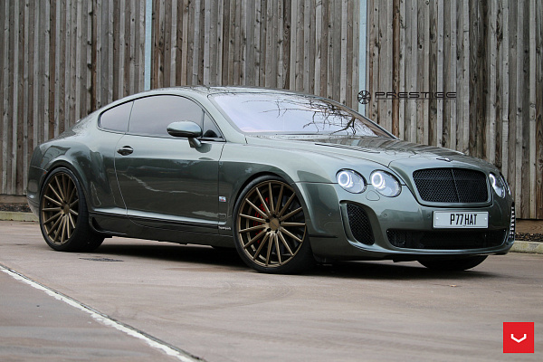 Фото дисков Vossen VFS-2 Сатиновая бронза на Bentley Continental GT II