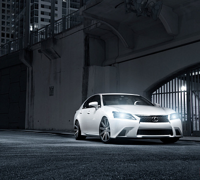 Фото дисков Vossen CV4 на Lexus GS IV