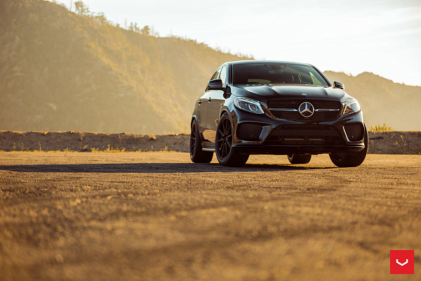 Фото дисков Vossen HF-3 Черный сатин на Mercedes-Benz GLE I