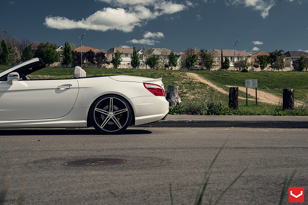 Фото дисков Vossen CV5 Алмазная проточка на Mercedes-Benz SL (R231)