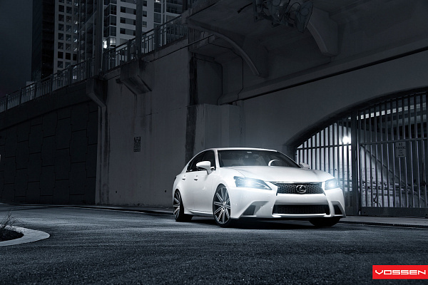 Фото дисков Vossen CV4 Алмазная проточка на Lexus GS IV