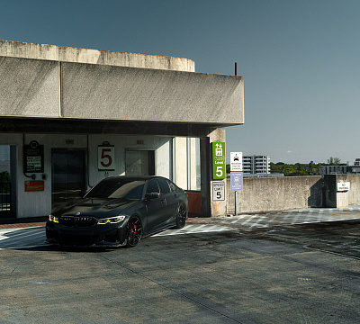 Фото дисков Vossen HF-2 на BMW 3/M3 (G2x/G80)