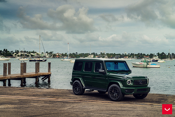 Фото дисков Vossen HFX-1 (5-Lug) Черный глянец на Mercedes-Benz G-Class III