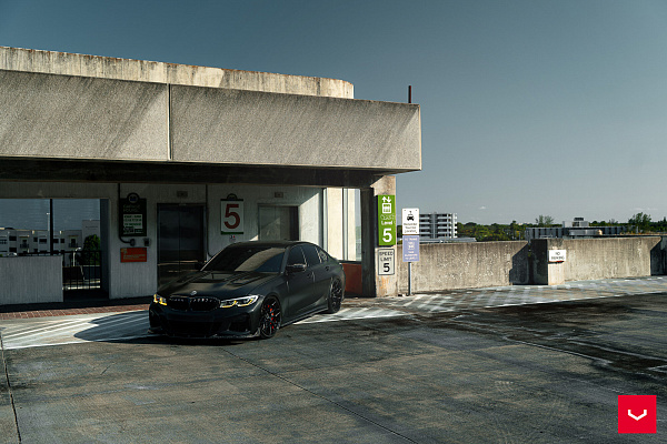 Фото дисков Vossen HF-2 Черный глянец на BMW 3/M3 (G2x/G80)