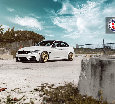Фото дисков HRE R101 на BMW 3/M3 (F3x/F80)