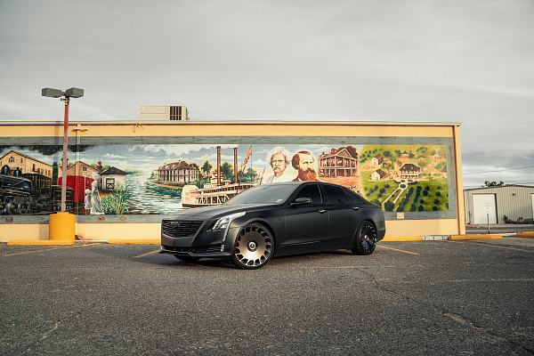 Фото дисков Asanti ARISTOCRAT Черный сатин на Cadillac CT6 I