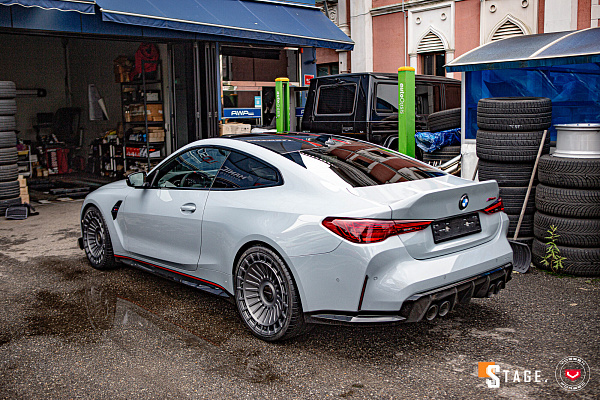 Фото дисков Vossen S21-12 Сатиновый графит на BMW 4/M4 (G22/G82)