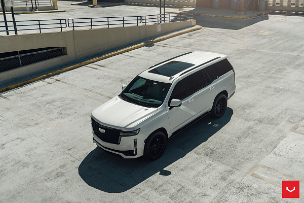 Фото дисков Vossen HF6-1 Черный сатин на Cadillac Escalade V
