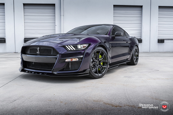 Фото дисков Vossen EVO-3R Черный глянец на Ford Mustang VI