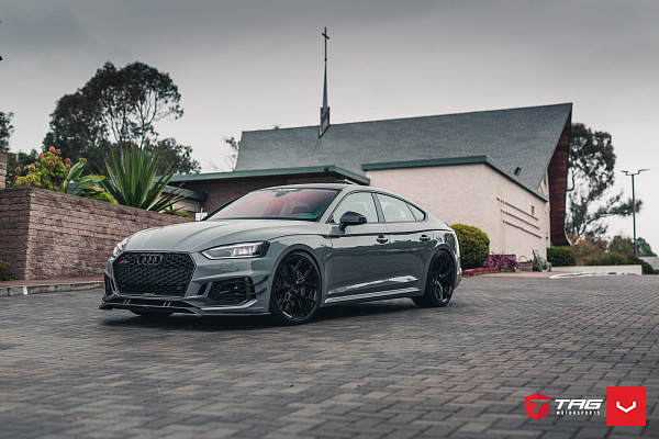 Фото дисков Vossen HF-5 Черный глянец на Audi A/S/RS 5 (F5)