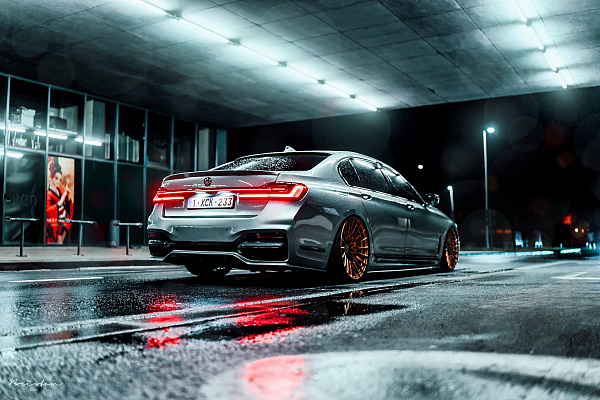 Фото дисков Brixton Forged HS1 Сатиновая медь на BMW 7 (G11/G12)