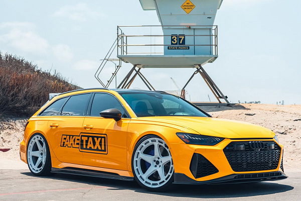 Фото дисков Brixton Forged TR05 AERO1 Белый глянец на Audi A/RS 6 (C8)