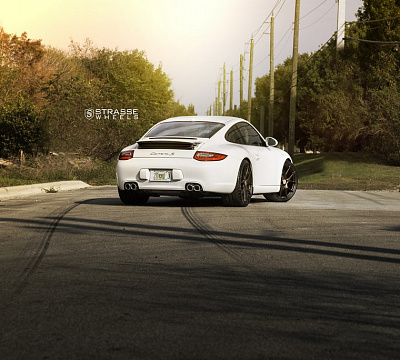 Фото дисков Strasse Wheels SM5R Deep Concave Monoblock на Porsche 911 VI