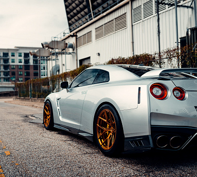 Фото дисков Vossen S21-01 на Nissan GT-R