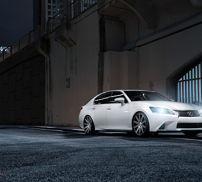 Фото дисков Vossen CV4 на Lexus GS IV