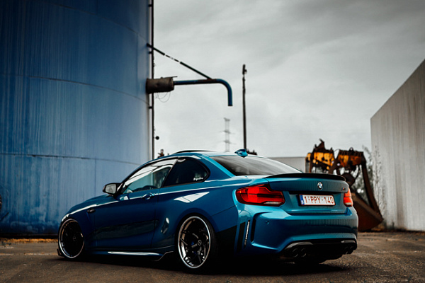 Фото дисков Brixton Forged PF5 Черный сатин на BMW 2/M2 (F22/F87)