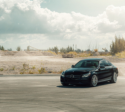 Фото дисков Vossen HF-4T на Mercedes-Benz C-Class (W205)