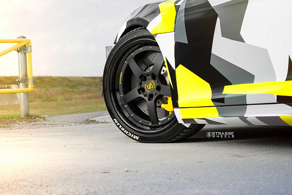 Фото дисков Strasse Wheels S5 Performance Черный сатин на Audi R8 (Typ 42)