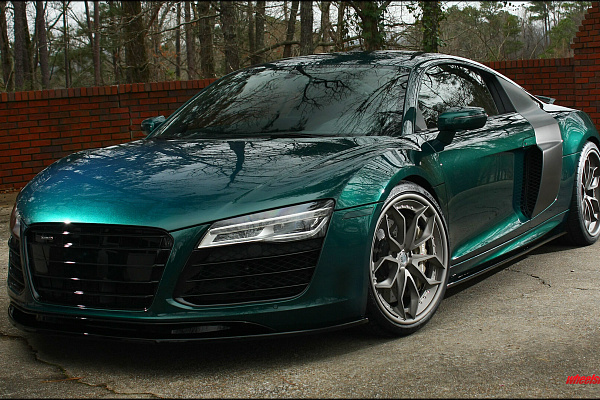 Фото дисков HRE S201 Сатиновый графит на Audi R8 (Typ 42)
