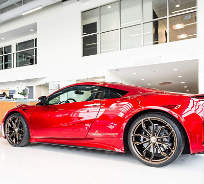 Фото дисков HRE P201 на Acura NSX II