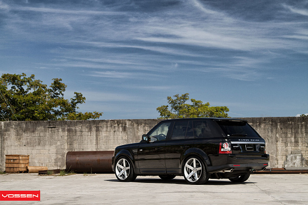 Фото дисков Vossen CV3 Серебро на Land Rover Range Rover Sport I