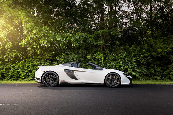 Фото дисков HRE S101 Черный глянец на McLaren 650S