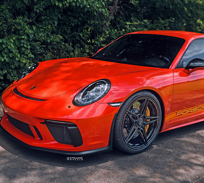 Фото дисков Strasse Wheels SV2 Deep Concave Monoblock на Porsche 911 VII