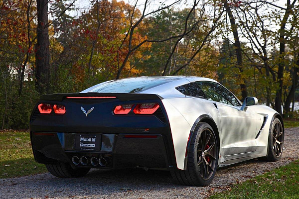 Фото дисков HRE P101 Сатиновая бронза на Chevrolet Corvette C7