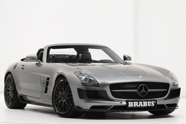 Фото дисков BRABUS Monoblock F (Platinum Edition) Матовый графит на Mercedes-Benz SLS AMG