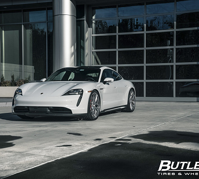 Фото дисков Vossen EVO-5R на Porsche Taycan I