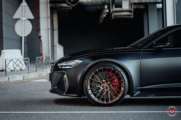 Фото дисков Vossen EVO-6T Сатиновая бронза на Audi A/RS 6 (C8)