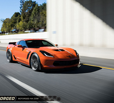 Фото дисков BC Forged HCA383 на Chevrolet Corvette C7
