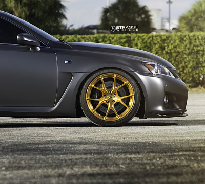 Фото дисков Strasse Wheels SM5R Deep Concave Monoblock на Lexus IS II