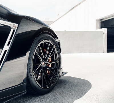 Фото дисков Vossen M-X4T на Nissan GT-R