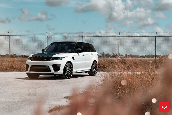 Фото дисков Vossen HF-2 Алмазная проточка на Land Rover Range Rover Sport II
