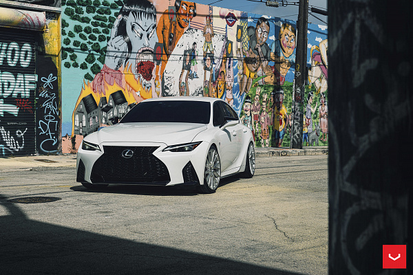 Фото дисков Vossen HF-4T Полированный лак на Lexus IS III