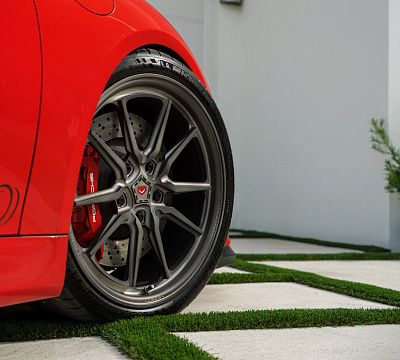 Фото дисков Vossen ML-X2 на Porsche Cayman II