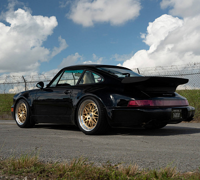 Фото дисков HRE 540 на Porsche 911 III